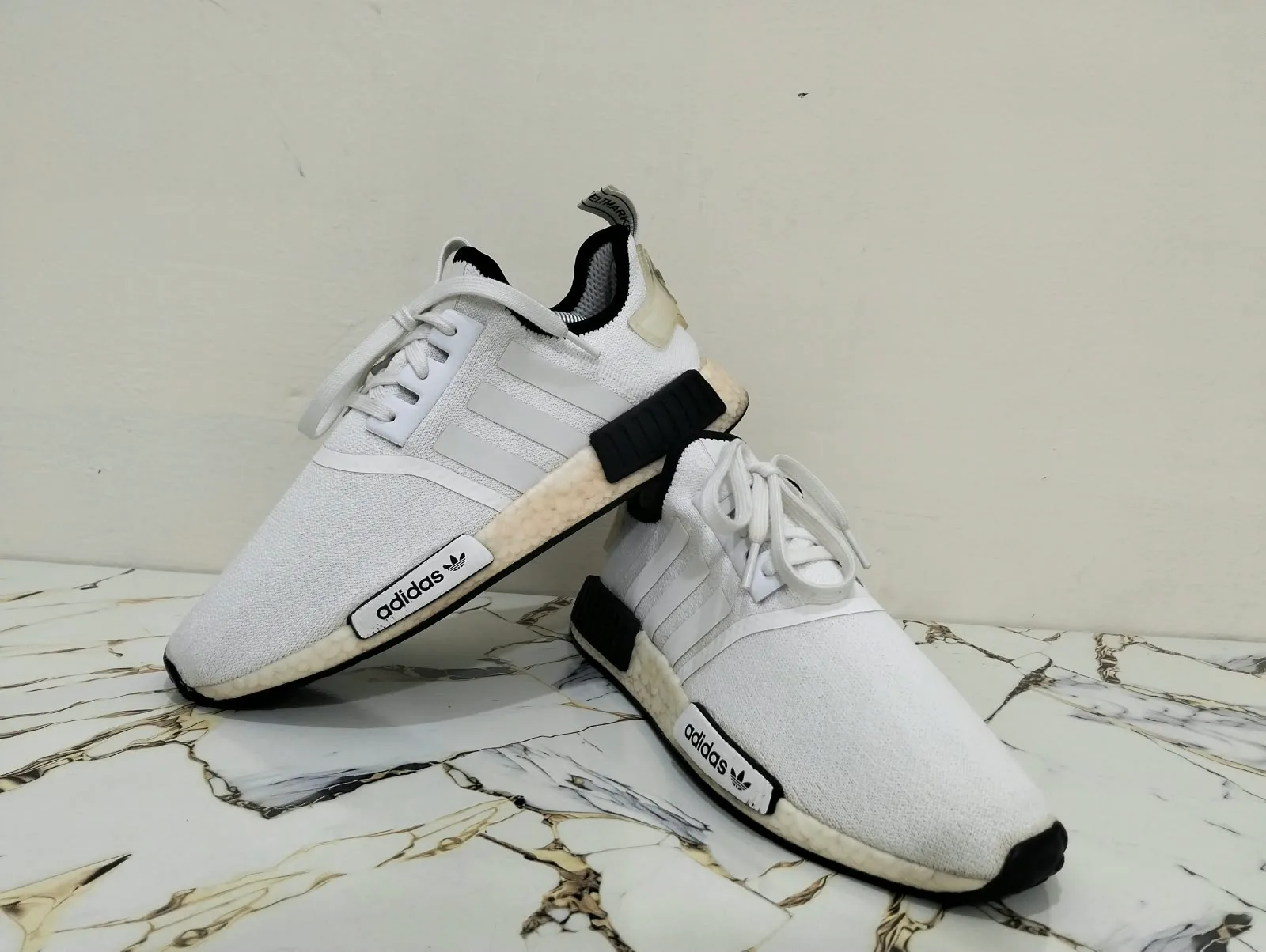 ADIDAS NMD R1 BOOST WHITE view 6