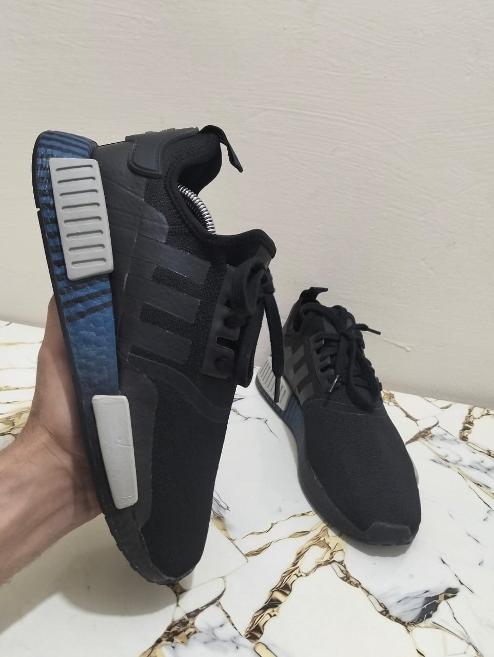 ADIDAS NMD R1 BOOST BLACK view 5
