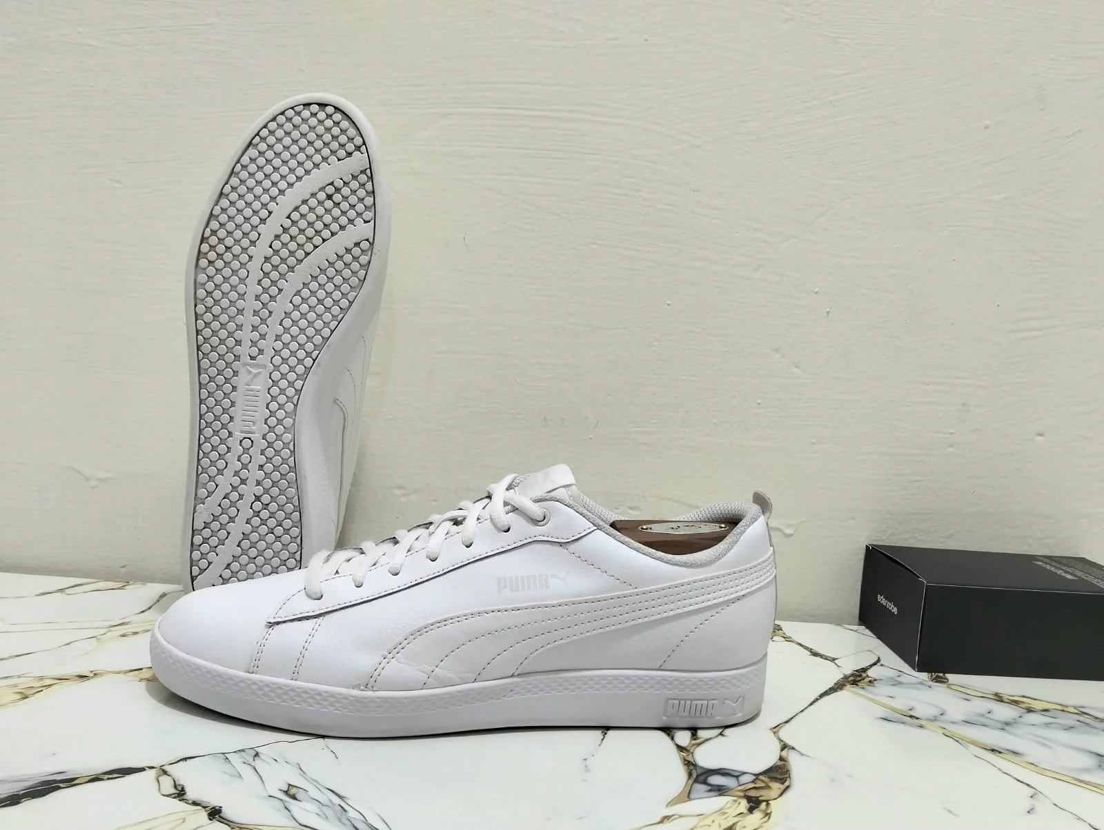 PUMA SMASH V2 SNEAKERS FULL WHITE