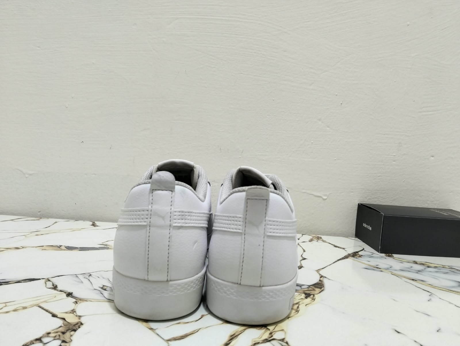 PUMA SMASH V2 SNEAKERS FULL WHITE view 6