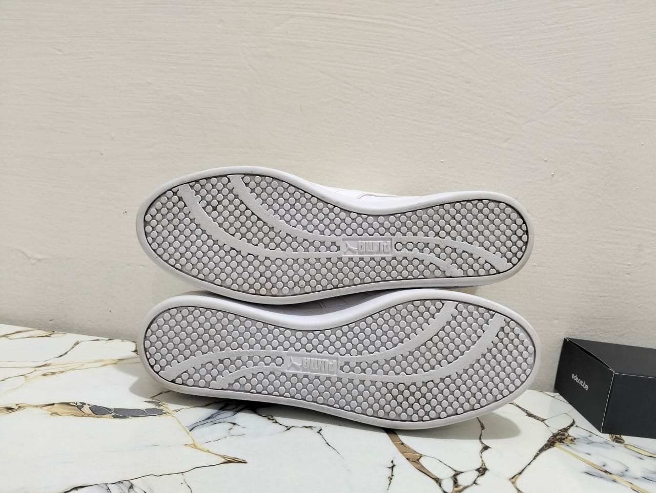 PUMA SMASH V2 SNEAKERS FULL WHITE view 4