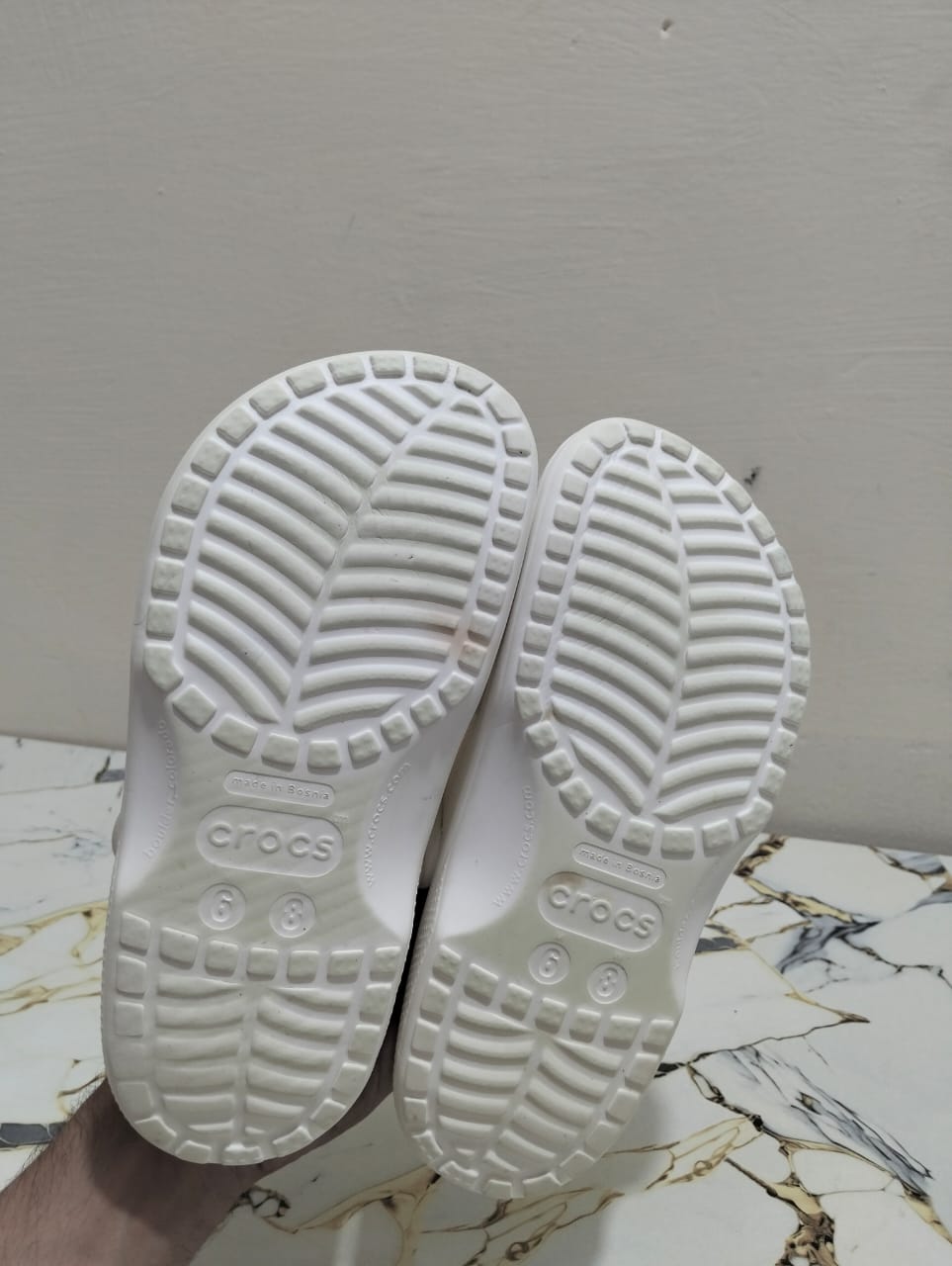 CROCS UNISEX CLOGS WHITE view 5