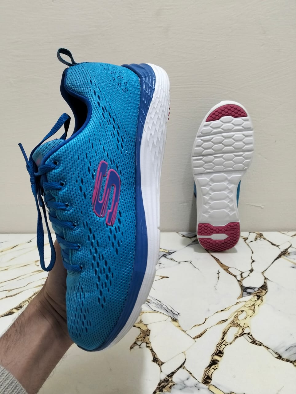 SKECHERS RELAXED FIT BLUE view 8