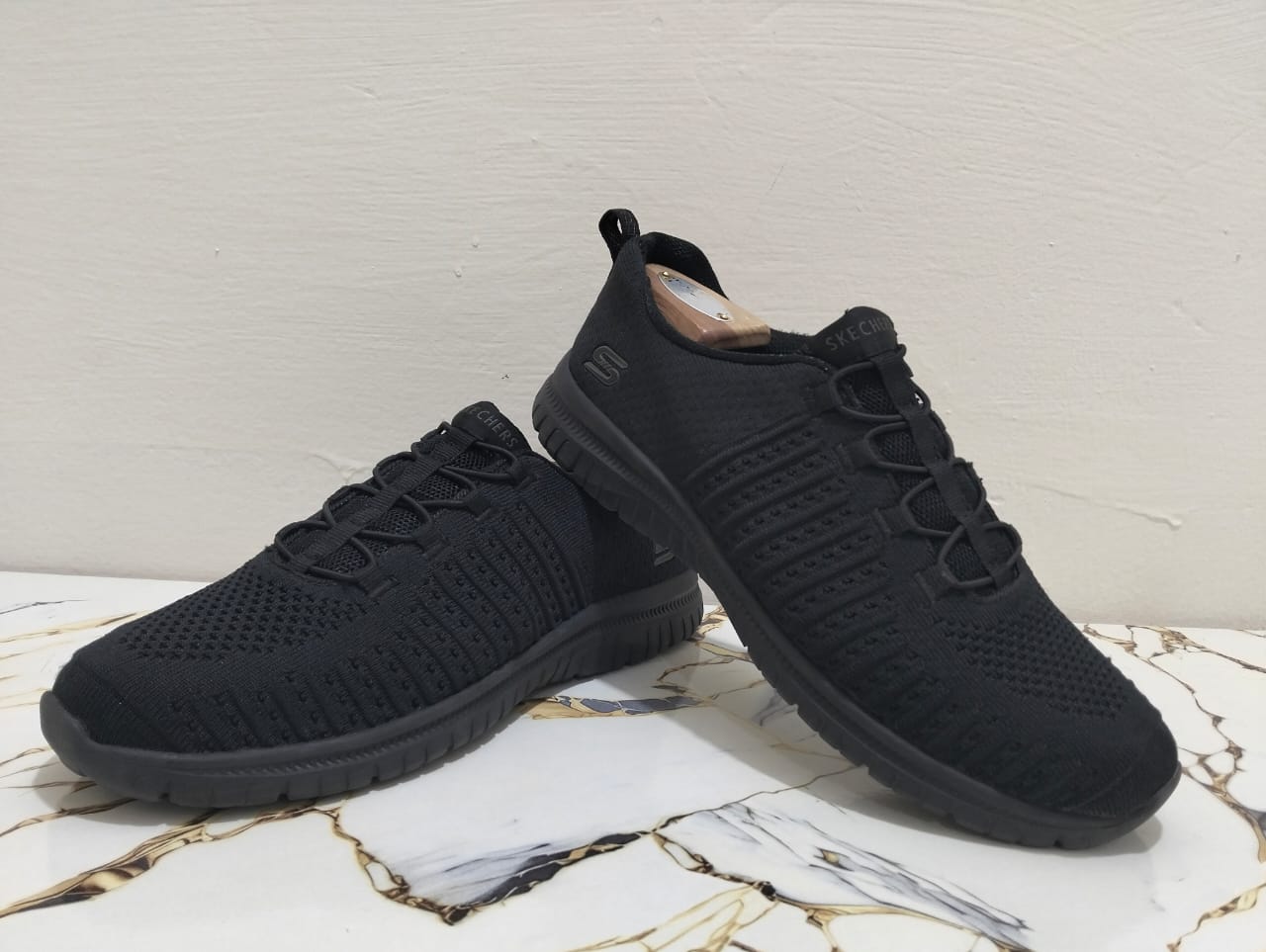 SKECHERS VIRTUE KNIT BLACK view 5