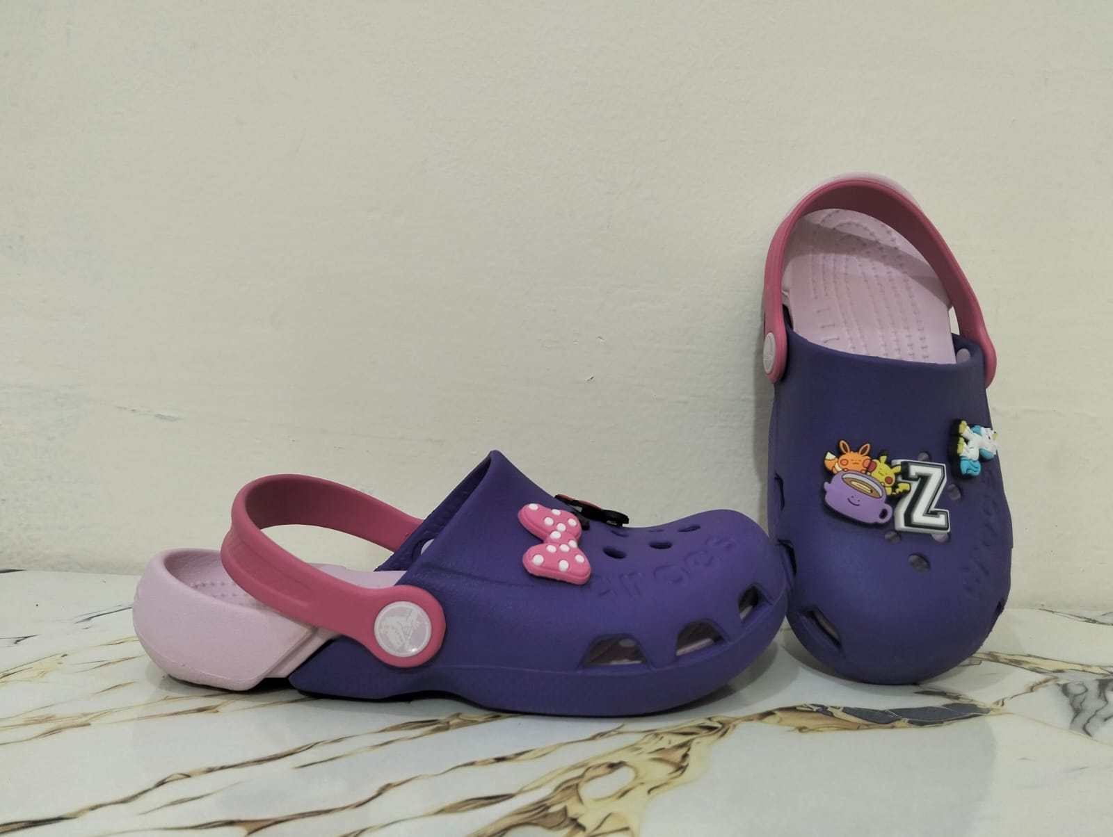 CROCS KIDS CLOGS BABY GIRL BLUE PINK